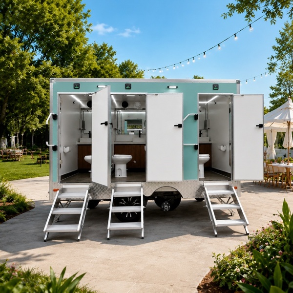 3 Station Toilet Trailer 3 Station Toilet Trailer
